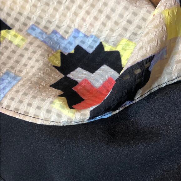 128. RACHEL Rachel Roy Geometric Lace Sleeveless Dress Womens Size 4 Fit & Flare - Picture 6 of 11